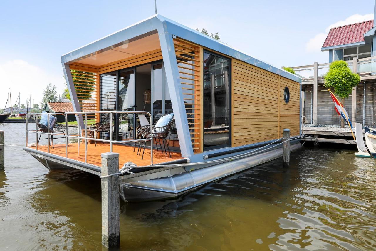 Luxe Houseboat Skoft Hotel Grou Kültér fotó